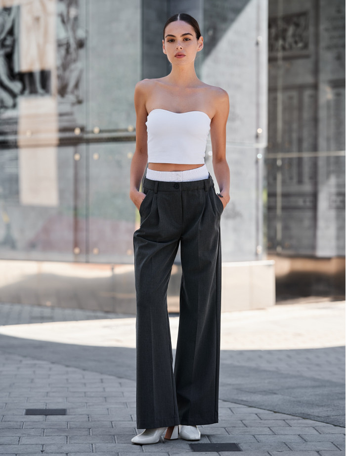 Pantaloni de damă Staff an gray