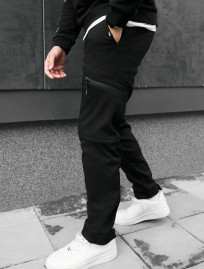 Pantaloni izolați Staff cargo do black fleece