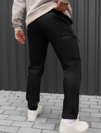 Pantaloni izolați Staff do cargo black fleece