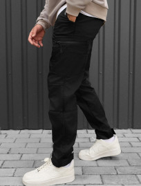 Pantaloni izolați Staff do cargo black fleece
