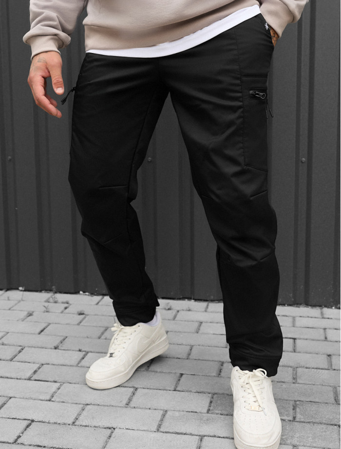 Pantaloni izolați Staff do cargo black fleece