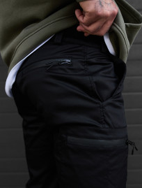 Pantaloni izolați Staff do cargo black fleece