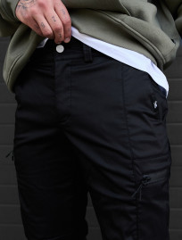 Pantaloni izolați Staff do cargo black fleece