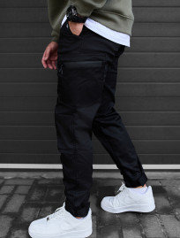 Pantaloni izolați Staff do cargo black fleece