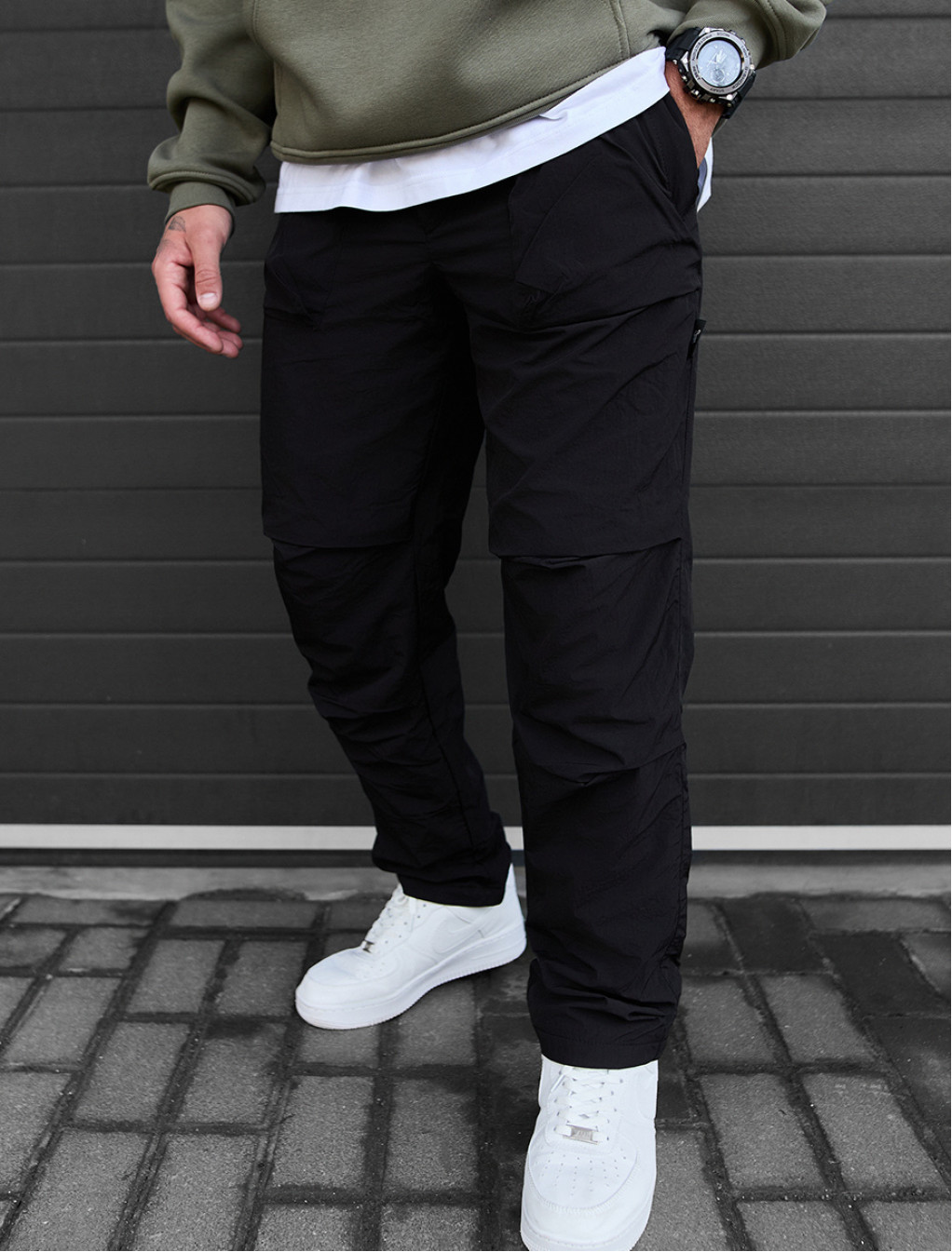 Pantaloni izolați Staff do black fleece