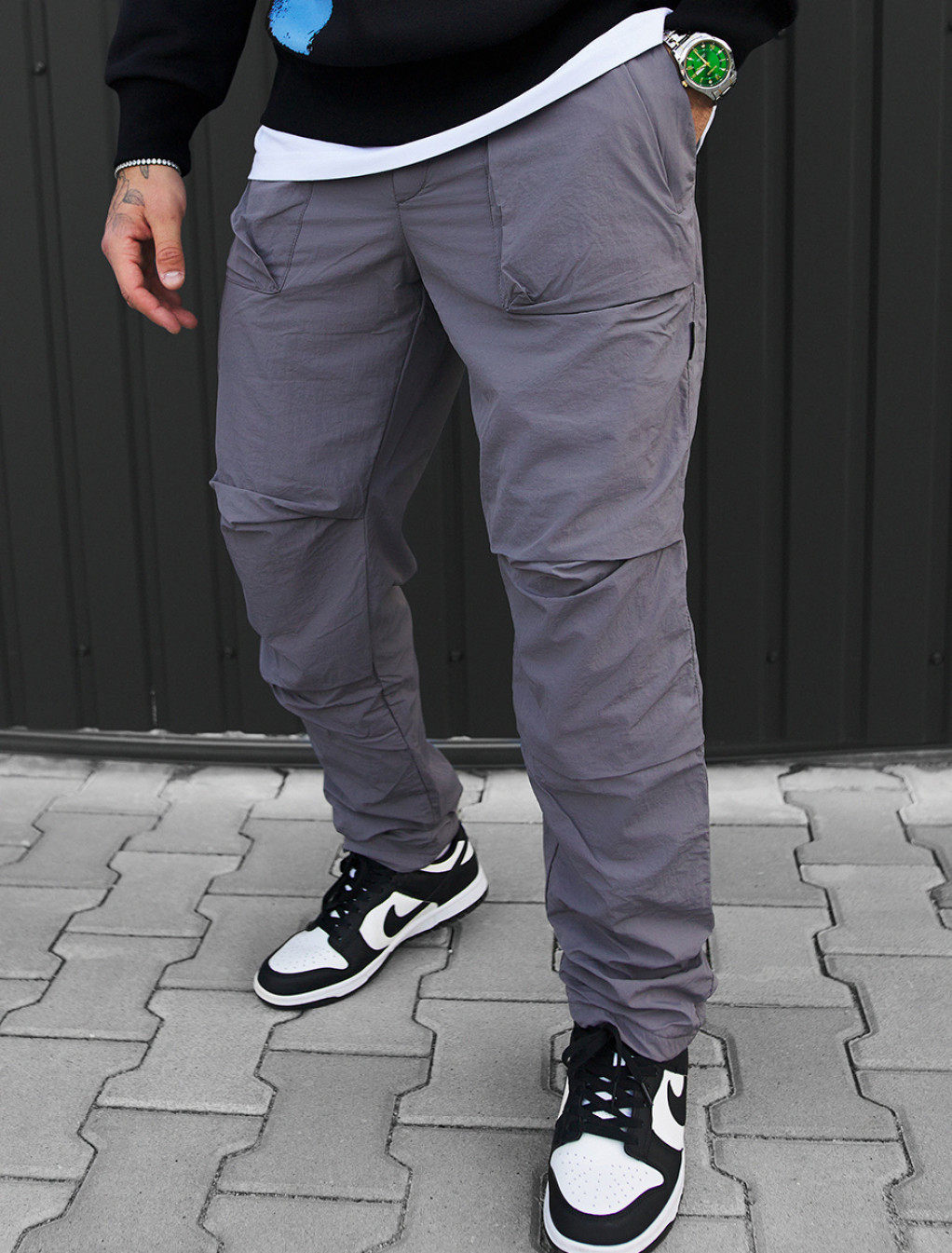 Pantaloni izolați Staff do gray fleece