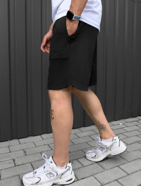 Pantaloni scurți Staff cargo vin black