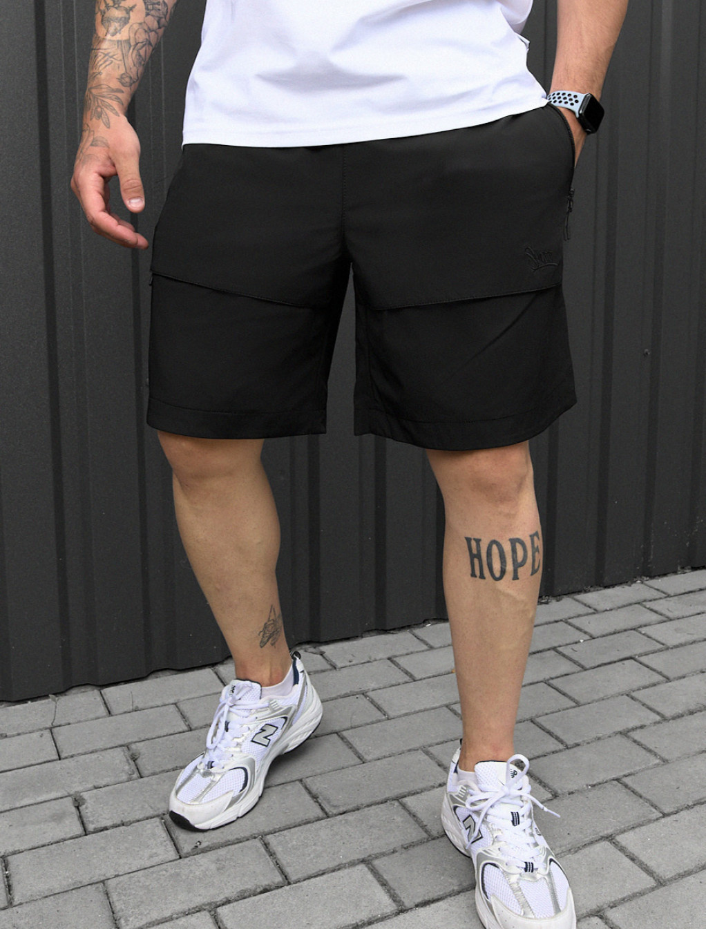Pantaloni scurți Staff cargo vin black