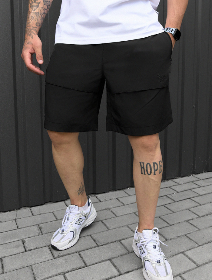 Pantaloni scurți Staff cargo vin black