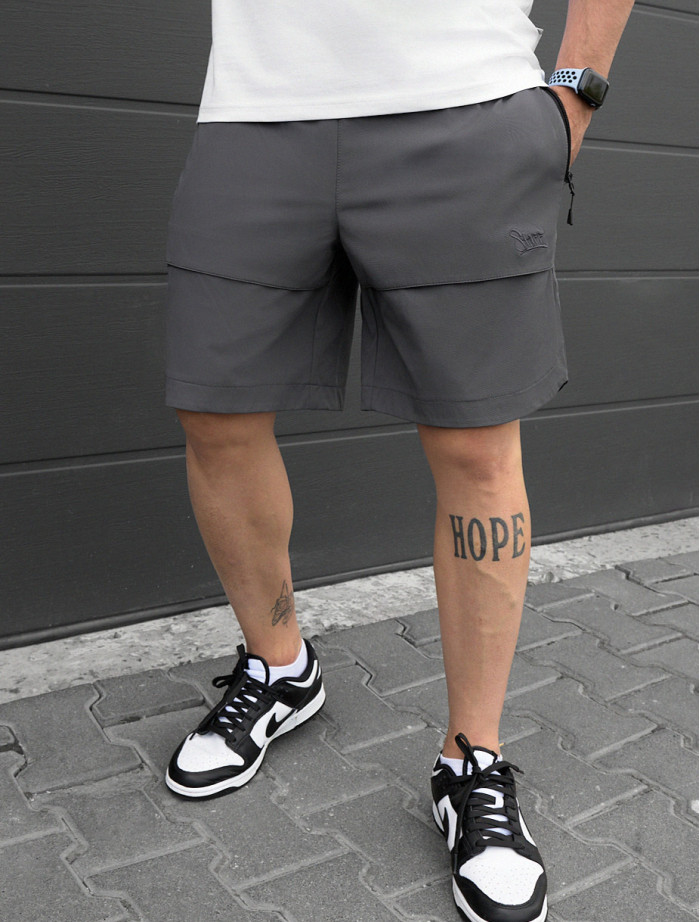 Pantaloni scurți Staff cargo vin gray