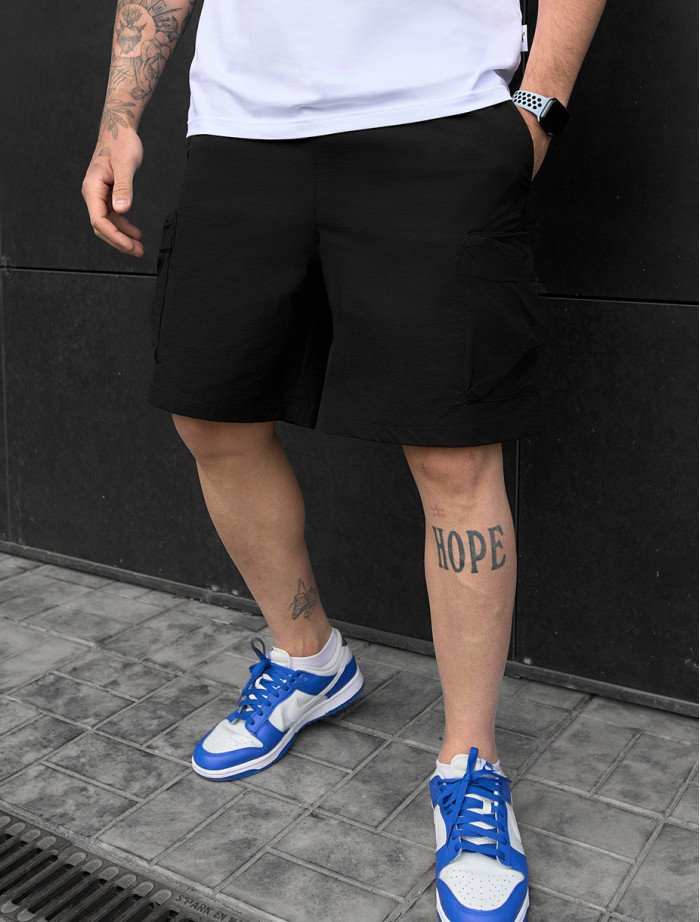 Pantaloni scurți Staff cargo sav black