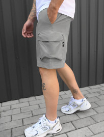 Pantaloni scurți Staff cargo sav gray