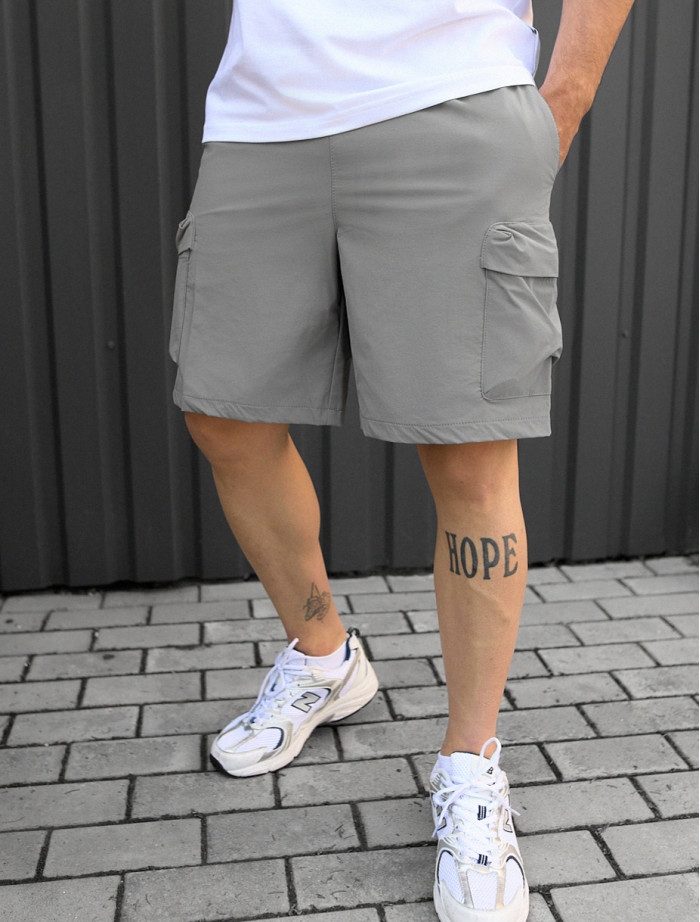 Pantaloni scurți Staff cargo sav gray