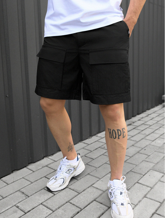 Pantaloni scurți Staff cargo bit black