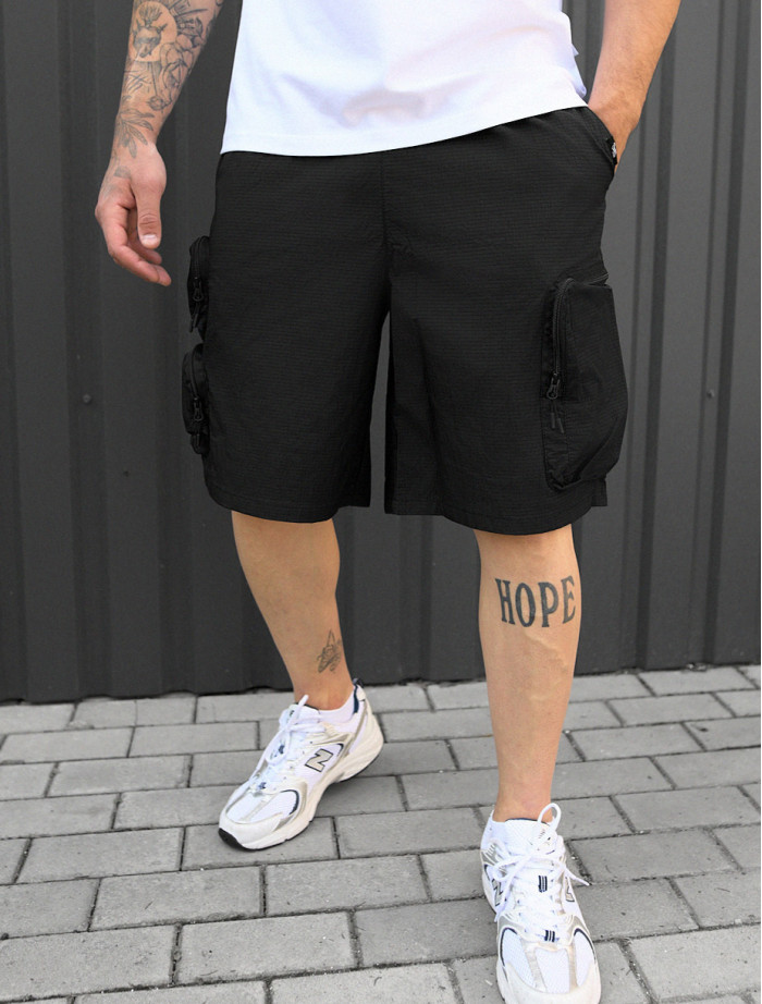 Pantaloni scurți Staff cargo bag black