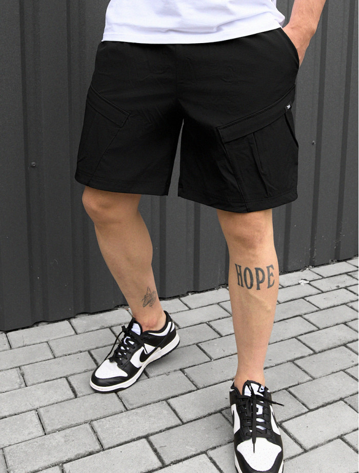 Pantaloni scurți Staff cargo em black