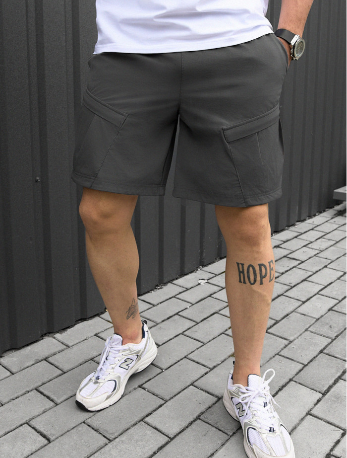 Pantaloni scurți Staff cargo em dark gray