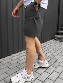 Pantaloni scurți Staff cargo em dark gray