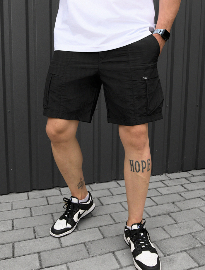 Pantaloni scurți Staff cargo fot black