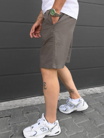 Pantaloni chinos scurți Staff bea gray