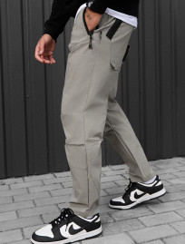 Pantaloni chinos Staff sp gray olive