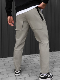 Pantaloni chinos Staff sp gray olive