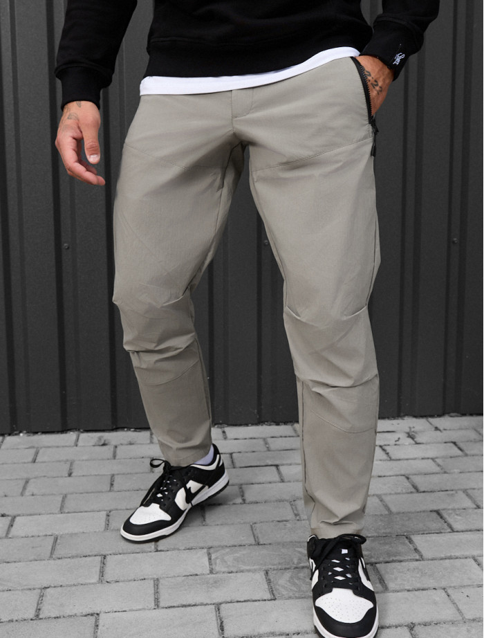 Pantaloni chinos Staff sp gray olive