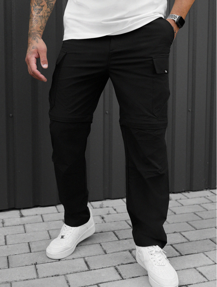 Pantaloni Staff cargo chi black