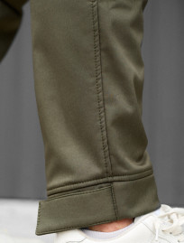 Pantaloni izolați Staff do cargo khaki fleece