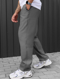 Pantaloni chinos Staff pli gray
