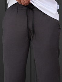 Pantaloni chinos Staff pli dark gray