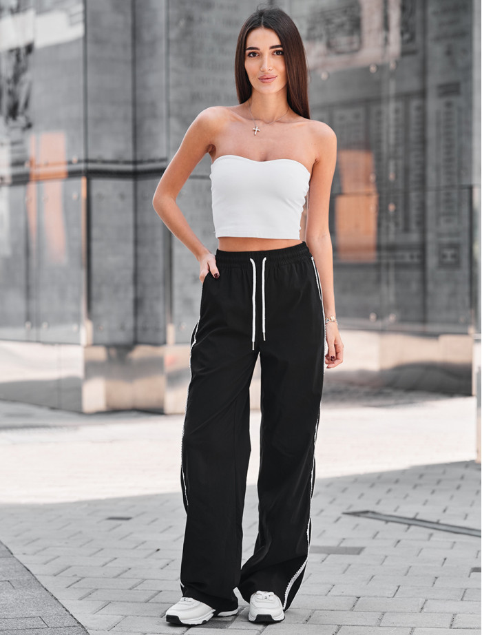 Pantaloni de damă Staff ti black reflective