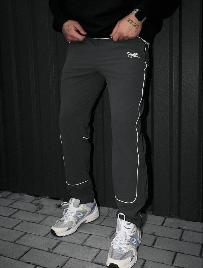 Pantaloni chinos Staff ino gray reflective