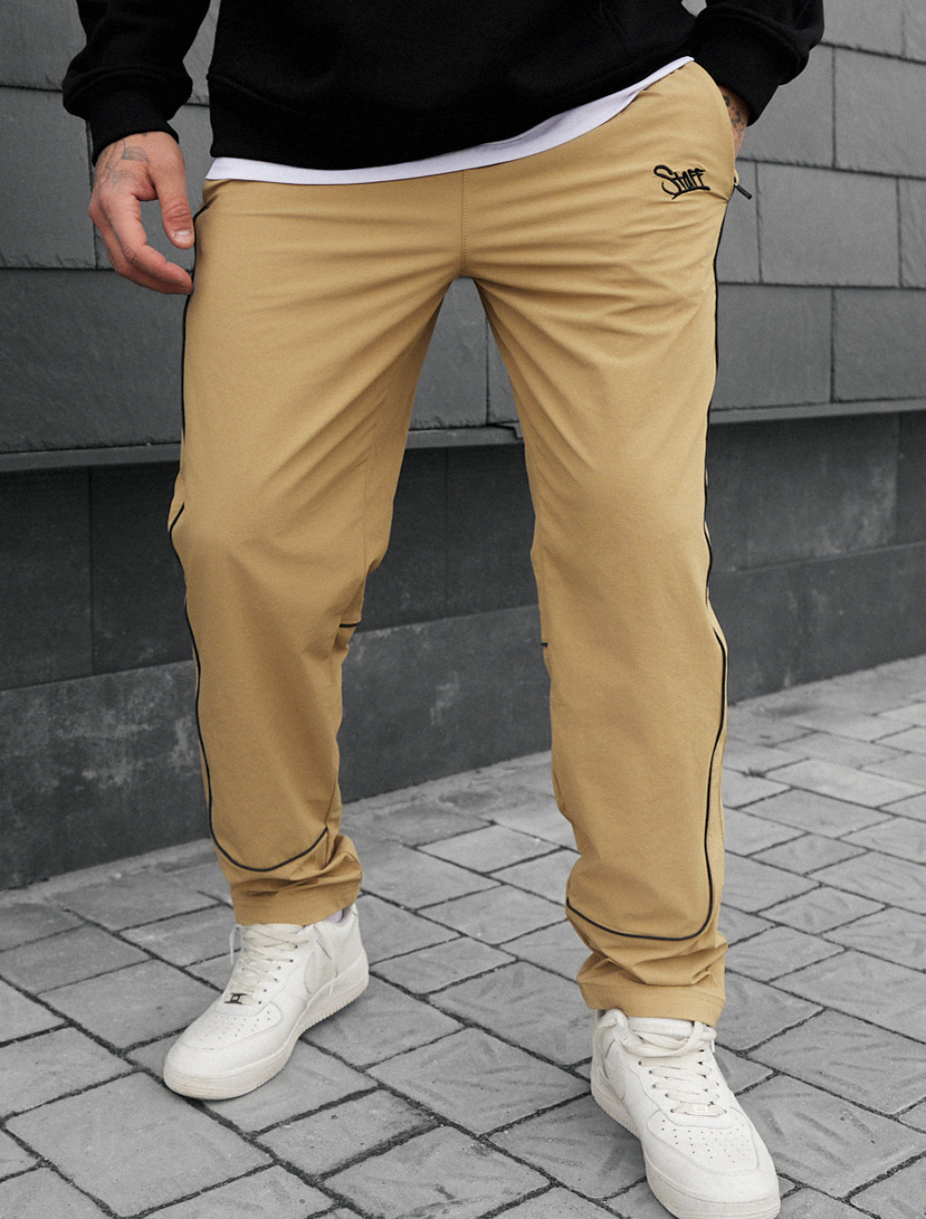 Pantaloni chinos Staff ino beige reflective