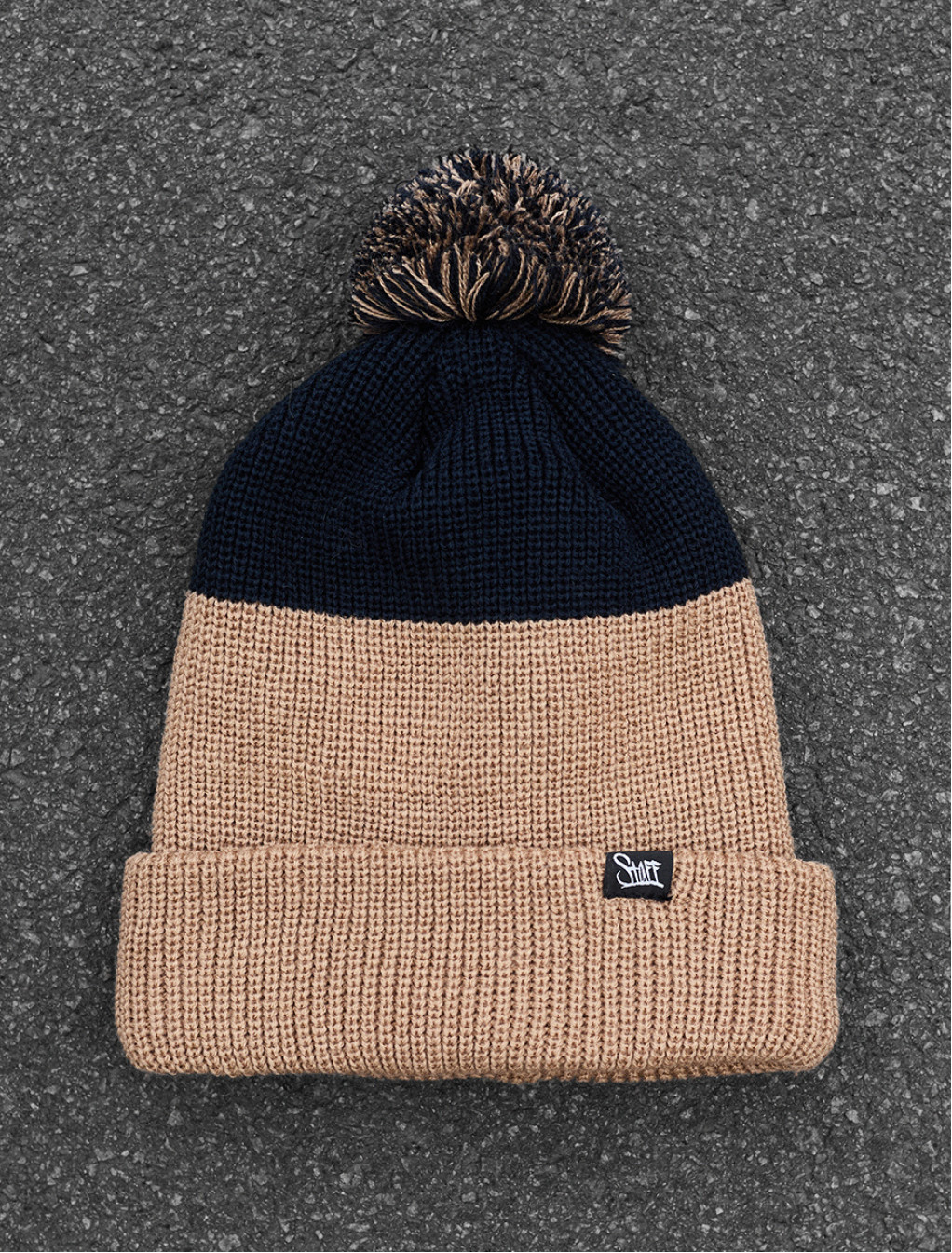 Căciulă Staff beige & navy