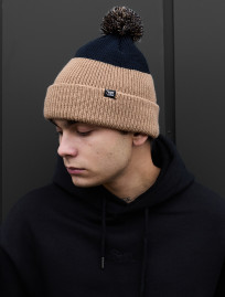 Căciulă Staff beige & navy