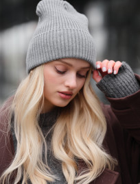 Căciulă de damă Staff gray basic