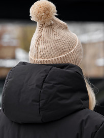 Căciulă de damă Staff pompon beige