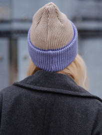 Căciulă de damă Staff 6 beige & viola