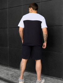 Set de vară tricou + pantaloni scurți Staff tom navy & white