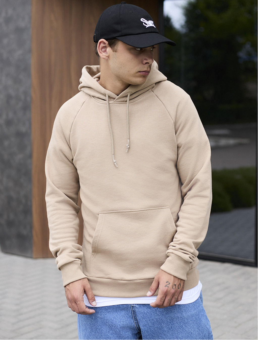 Hanorac Staff beige reglan