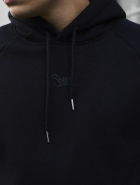 Hanorac Staff black logo oversize fleece