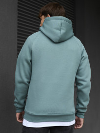 Hanorac Staff turquoise logo oversize fleece