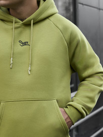 Hanorac Staff light green logo oversize fleece