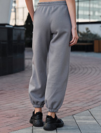 Pantalonii de trening de damă Staff lyn gray fleece