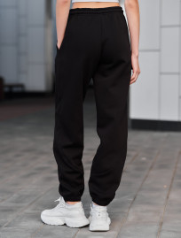 Pantalonii de trening de damă Staff kez black fleece
