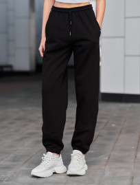 Pantalonii de trening de damă Staff kez black fleece