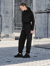Costum de trening de damă Staff meg black fleece