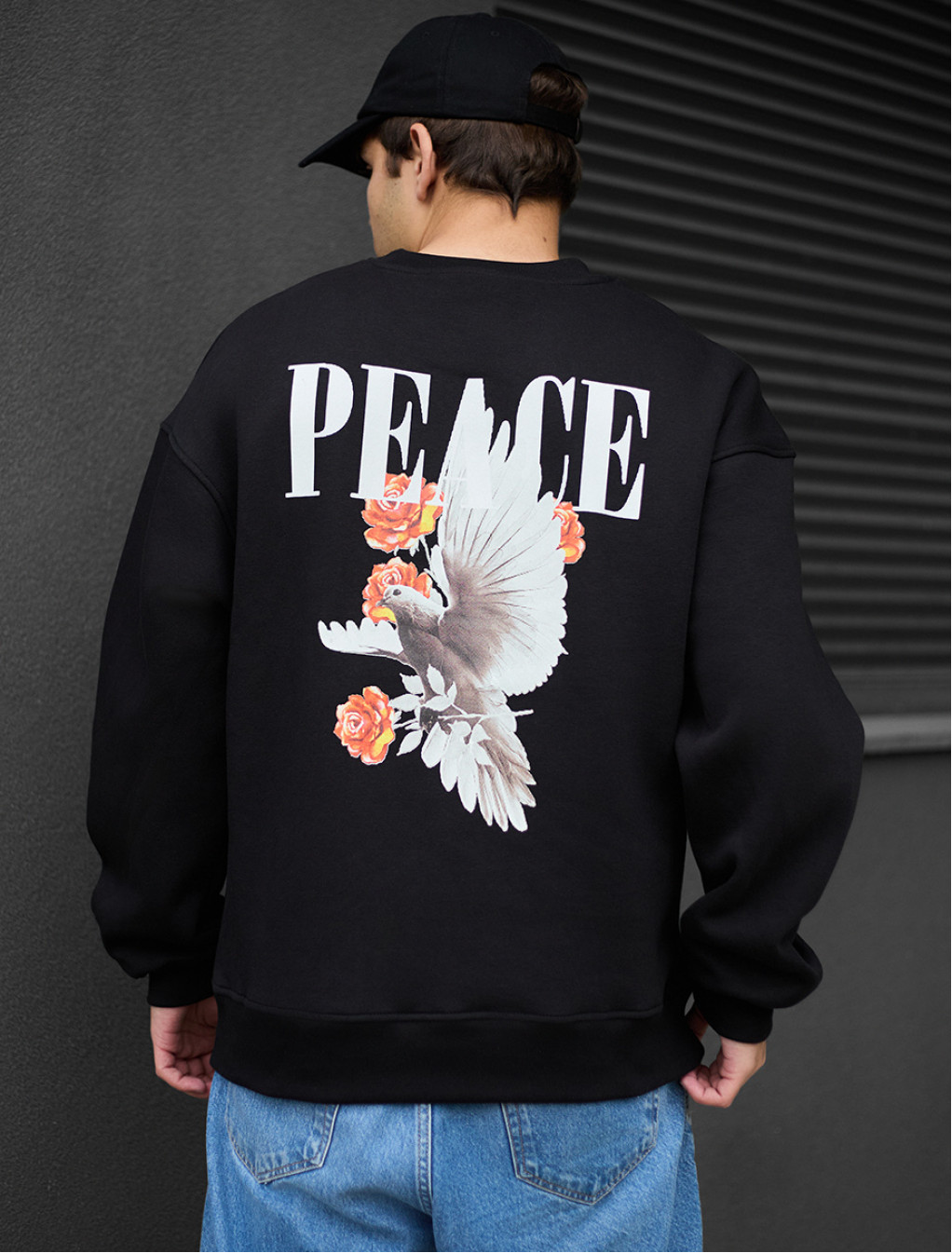 Bluză de trening Staff peace oversize fleece