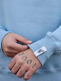 Bluză de trening Staff light blue basic fleece